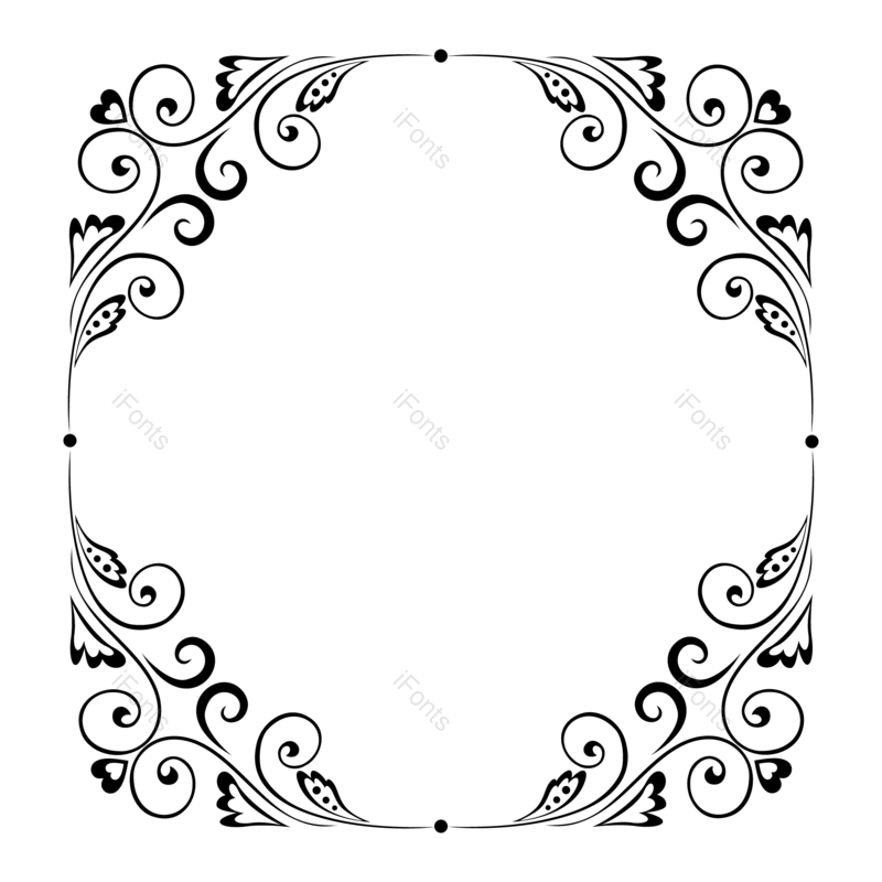 边框图片,复古元素,欧式PNG,花纹免抠素材